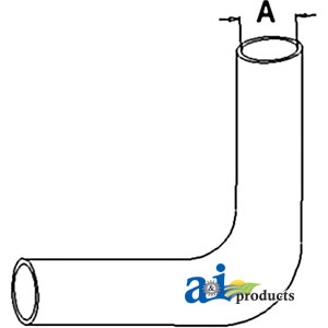 UW4523   Upper Hose---Replaces 303424235